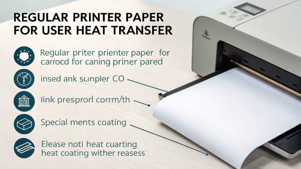 a stack of plain white office paper next to a printer