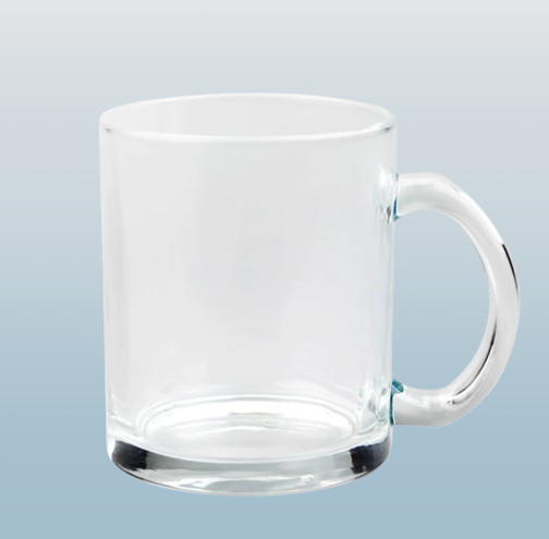11oz transparent glass cup