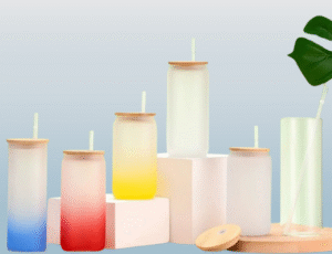 Sublimation glass mason cup