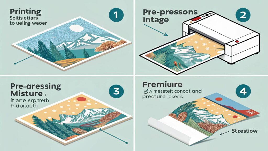 heat pressing a sublimation transfer