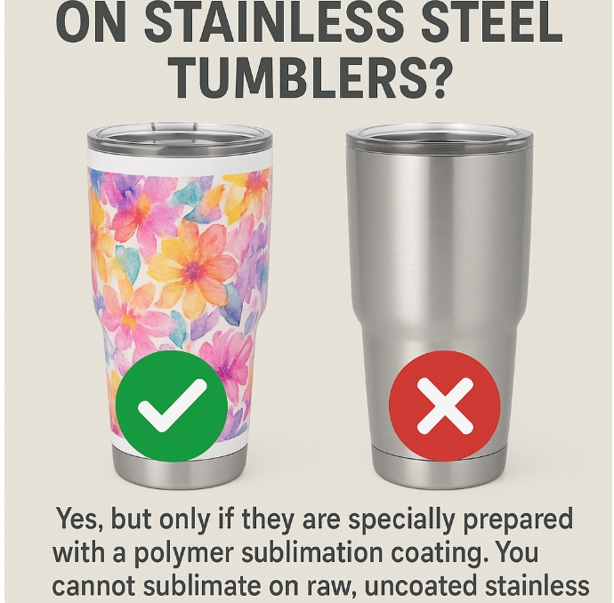 A vibrant, fully sublimated stainless steel tumbler with a complex, colorful design wrapped around it.