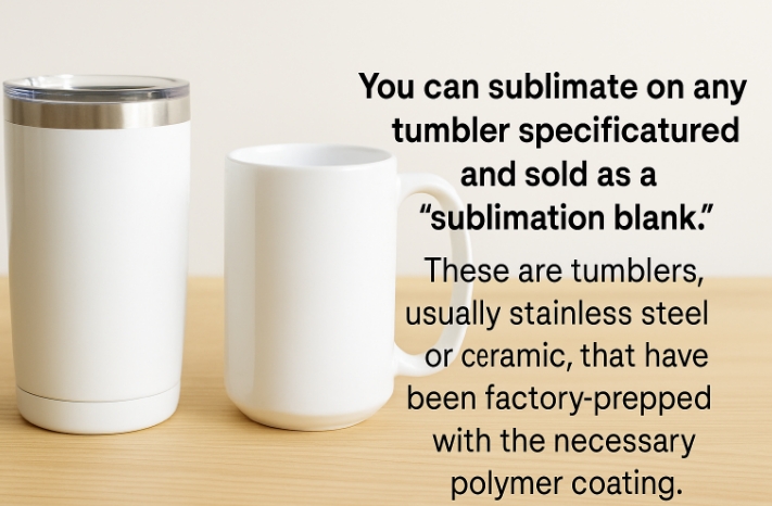 Can You Do Sublimation on Stainless Steel Tumblers?