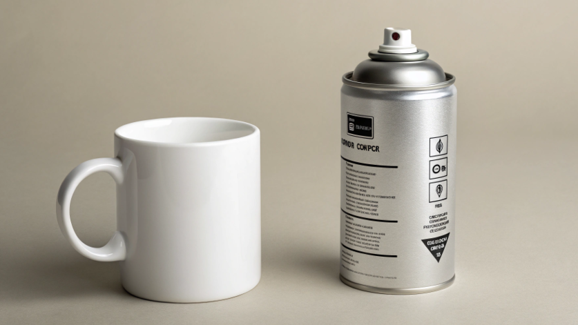 Sublimation coating spray and blank mug