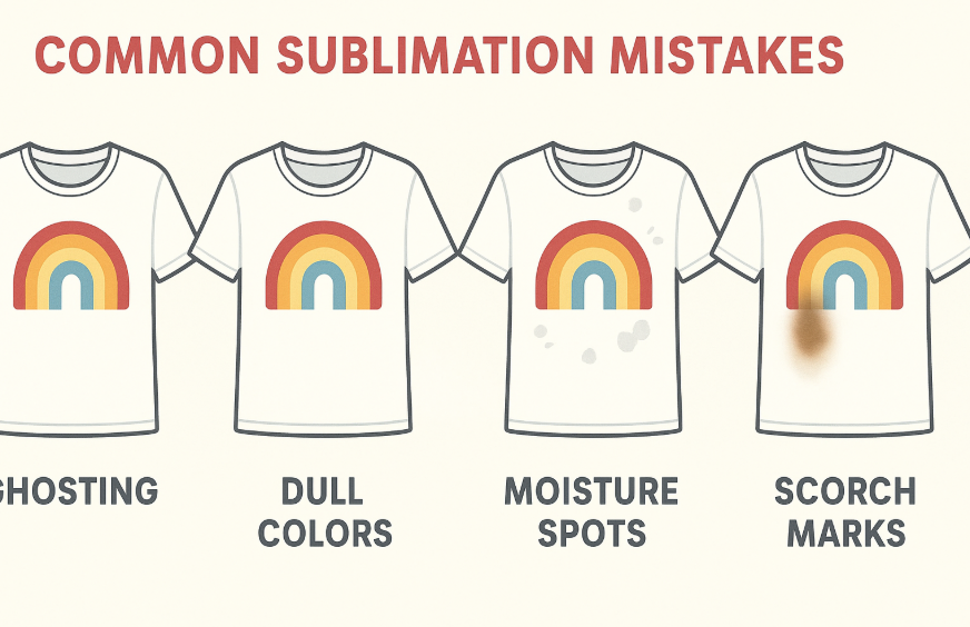 A side-by-side comparison showing a blurry, ghosted print next to a sharp, clear one.