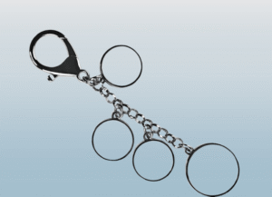 Sublimation blank metal keychain