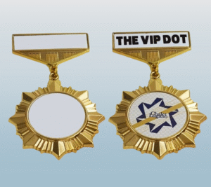 Wholesale Custom Sublimation blank Zinc Alloy Badge and Awards Medal of Honor