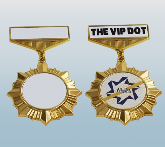 Wholesale Custom Sublimation blank Zinc Alloy Badge and Awards Medal of Honor