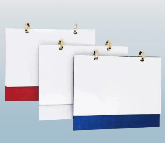 Wholesale Custom Design Hard Cardboard 14 Sheets Sublimation Christmas Table Calendar Blanks for Home or Office