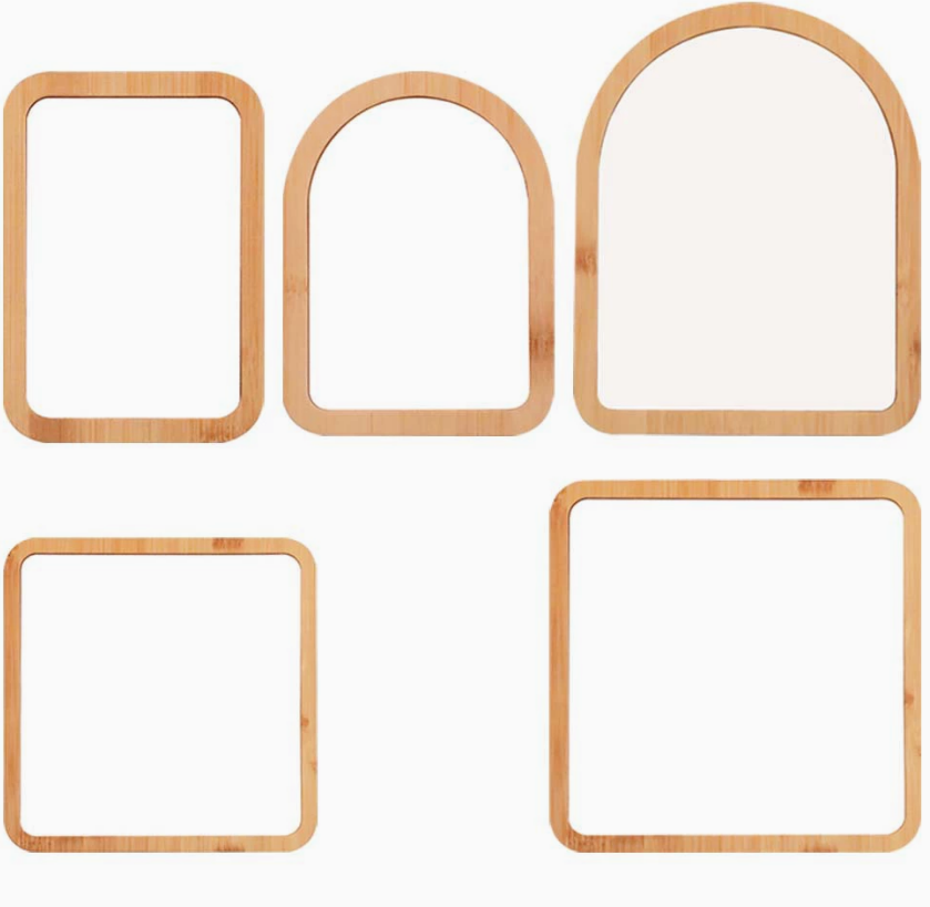 Wholesale Custom Photo Frame DIY Gift Sublimation Blank Bamboo Wooden Photo Frame with Aluminum Plate for Family Photo Display