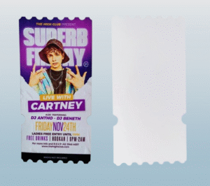 Custom Sublimation PET Tickets for Events – Personalized Heat Transfer Concert & Commemorative Passes Wholesale