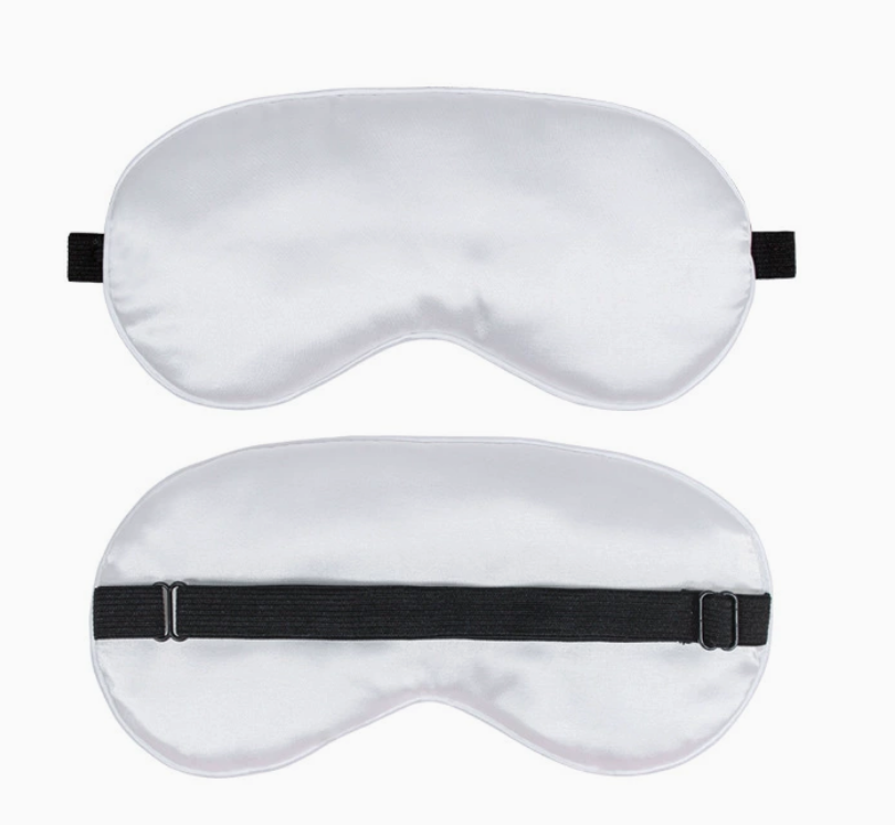 Wholesale Sublimation Eye Mask Blank – Double-Sided Faux Silk Sleep Mask for Heat Transfer