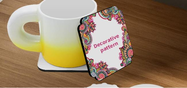 edge sealing process for MDF sublimation coasters
